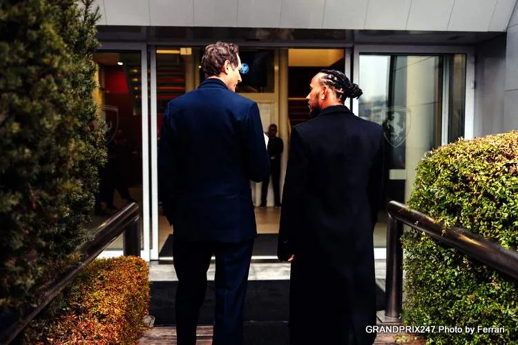 hamilton elkann scuderia ferrari maranello 2025