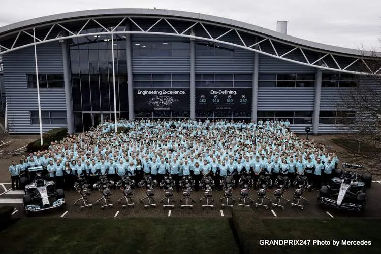mercedes brixworth celebration 2025