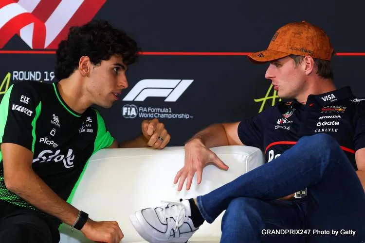 verstappen bortoleto austin 2025