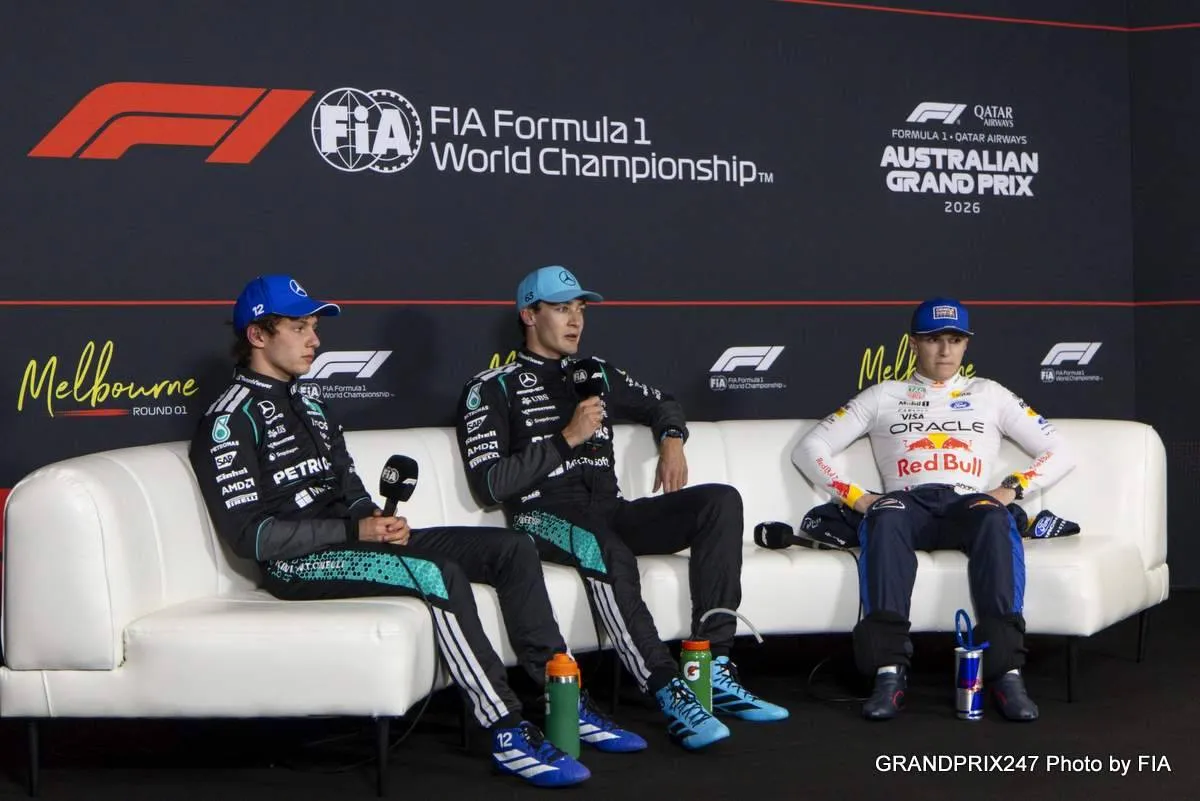 Australian Grand Prix Qualifying Top Three Press Conference