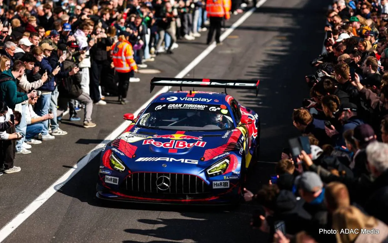Max Verstappen is action at Nürburgring Nordchleife 24 Hours Qualifiers this weekend