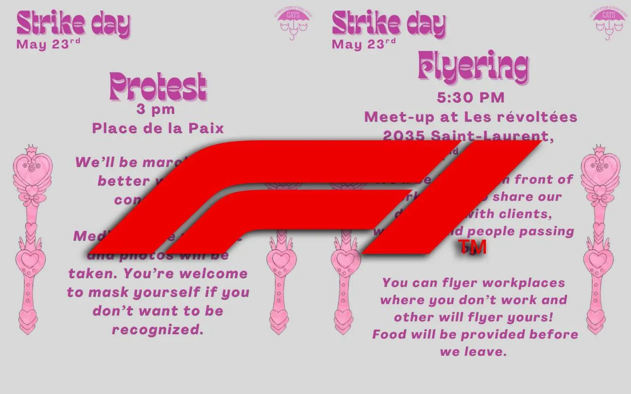 Montreal strippers and sex workers to stage strike during Canadian Grand Prix Formula 1 weekend