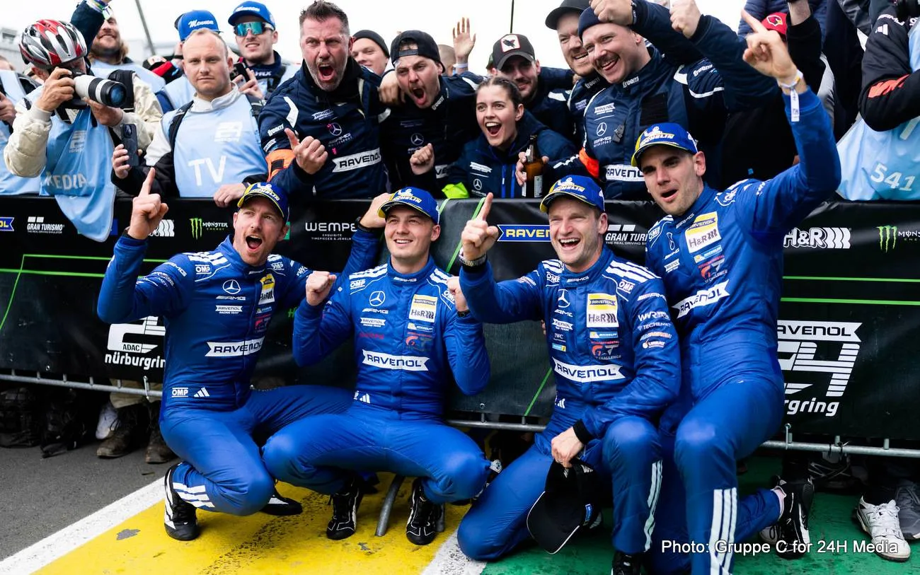 24H Nurburgring: Mercedes end 10 year win drought as Max Verstappen stars but suffers heartbreak