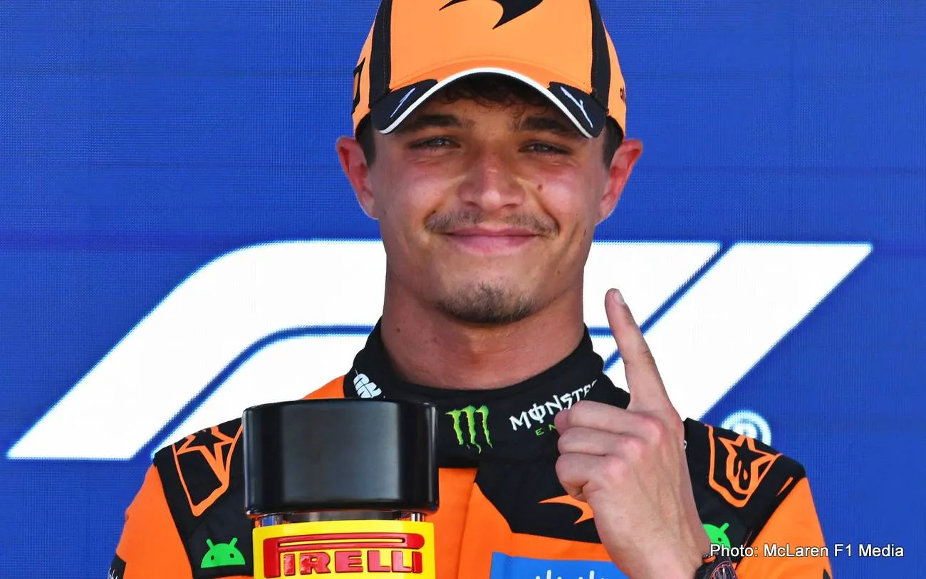 Mercedes beware as Lando Norris puts McLaren on Sprint pole in Miami after big upgrades