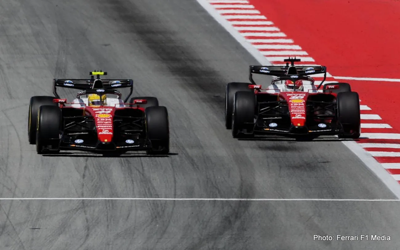 hamilton leclerc ferrari