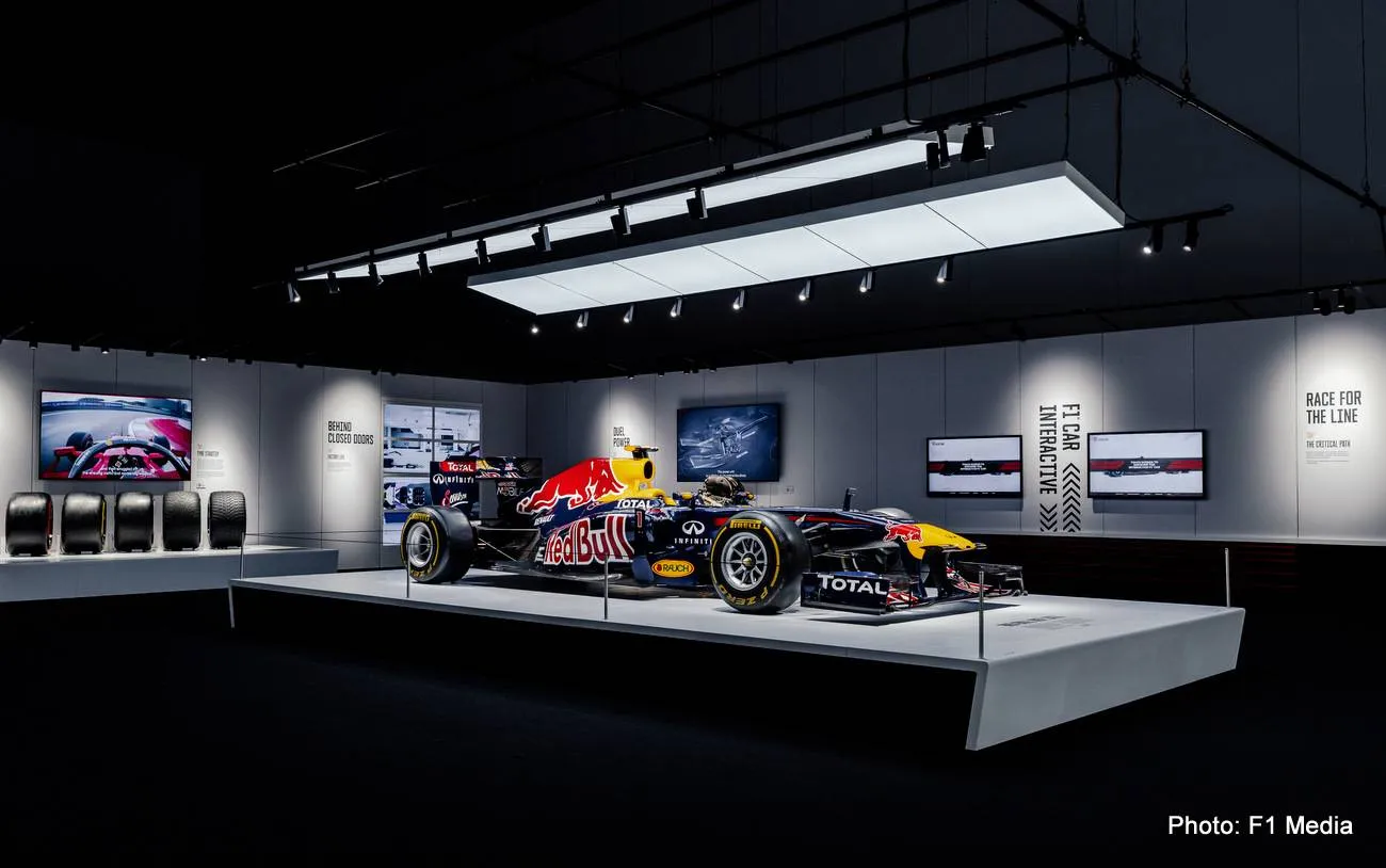 Harvey Lawrence at Formula 1 F1 Exhibition Singapore