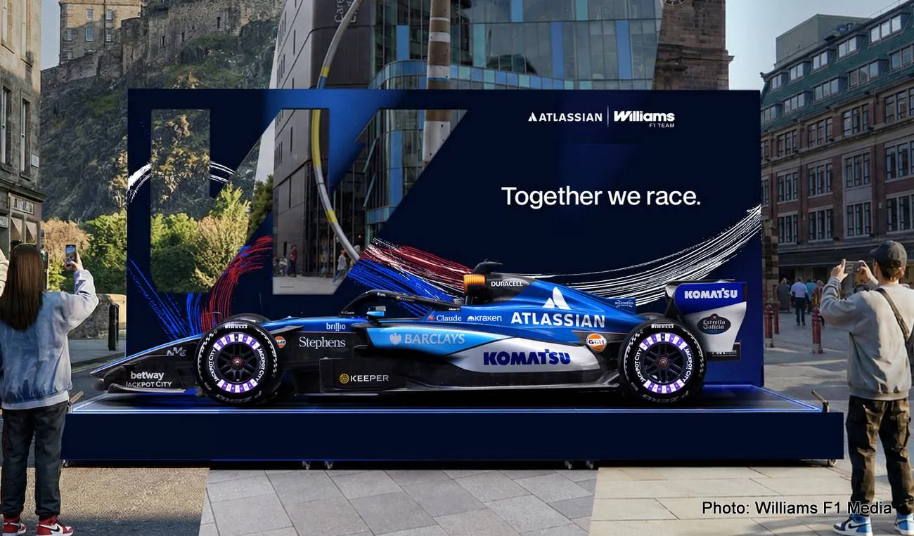 Atlassian Williams will take a Formula 1 show car to three major British cities ahead of next month's British Grand Prix as part of a fan engagement campaign celebrating the team's heritage and home race.