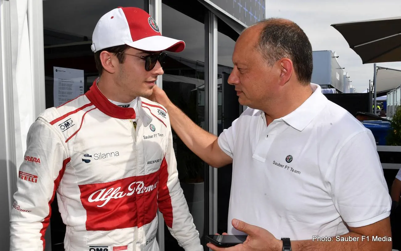 sauber leclerc vasseur