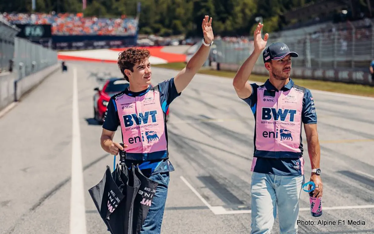 gasly colapinto gucci racing f1