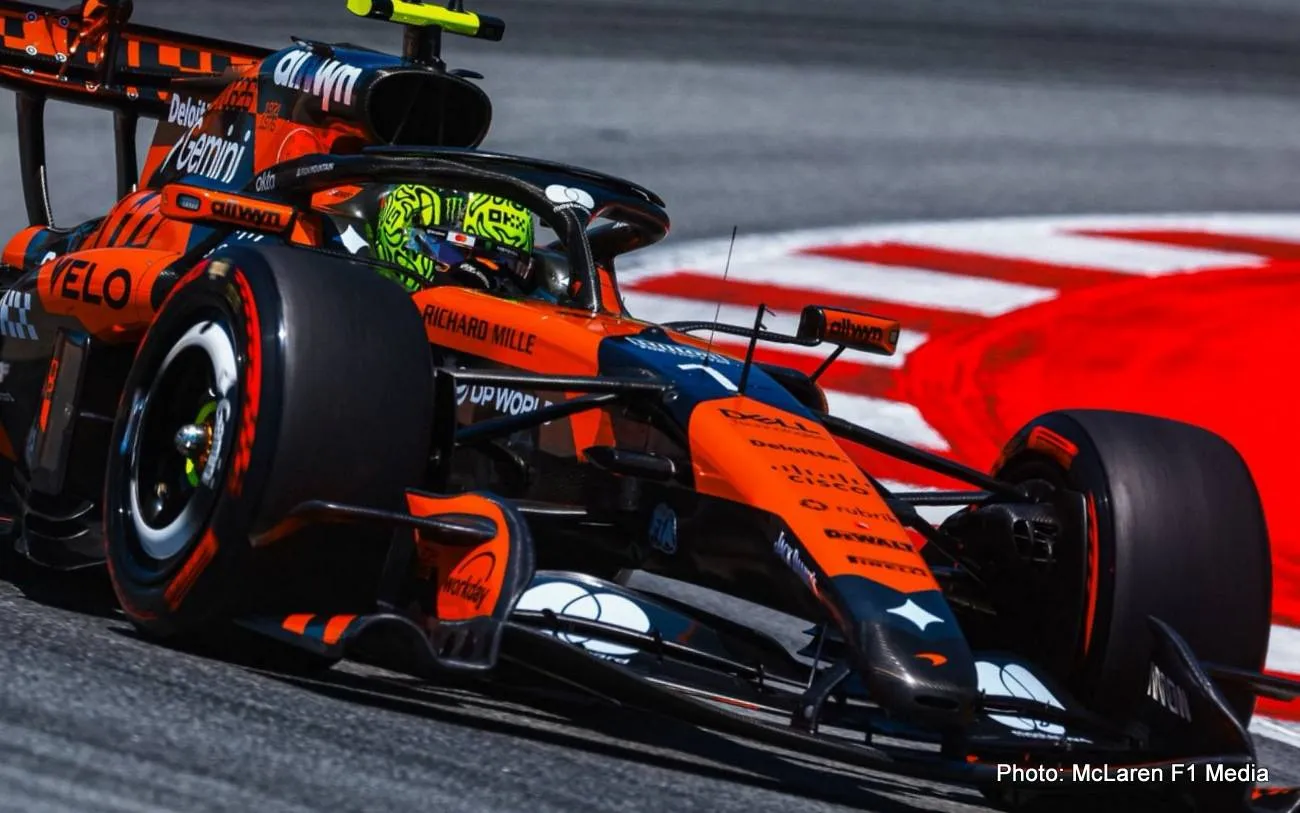 lando norris barcelona F1