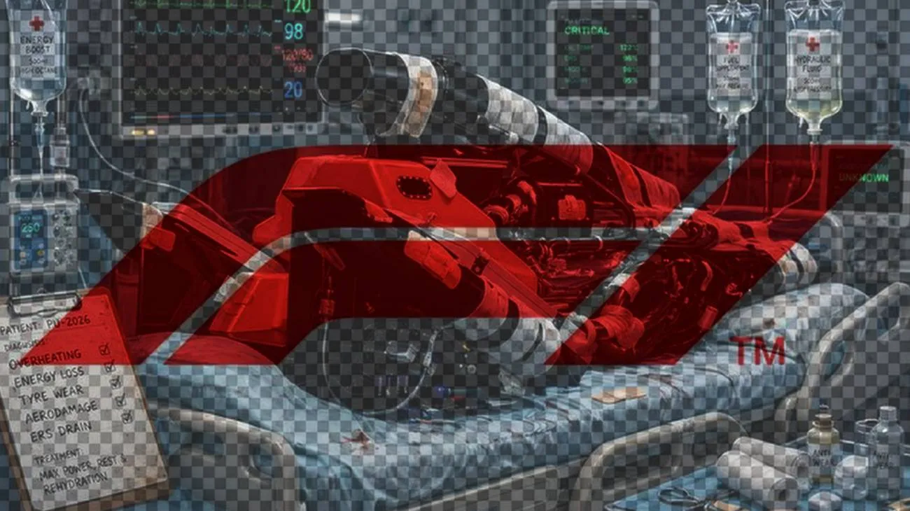 formula 1 power unit hospital problems bad