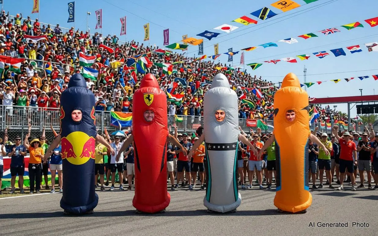formula 1 merchandising condom durex drivers