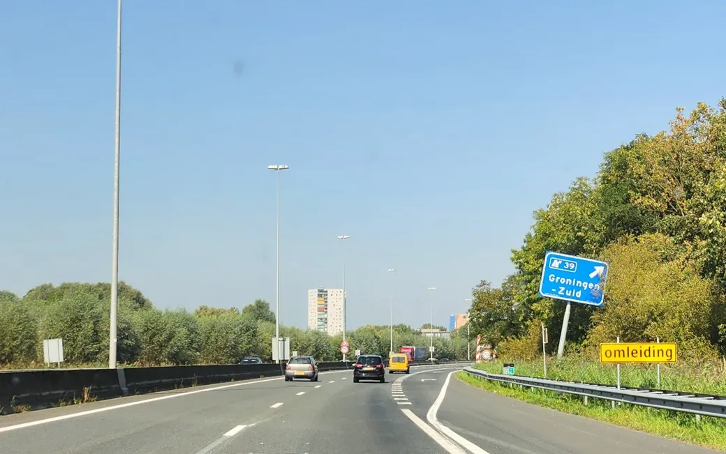 omleiding groningen zuid naar julianaplein