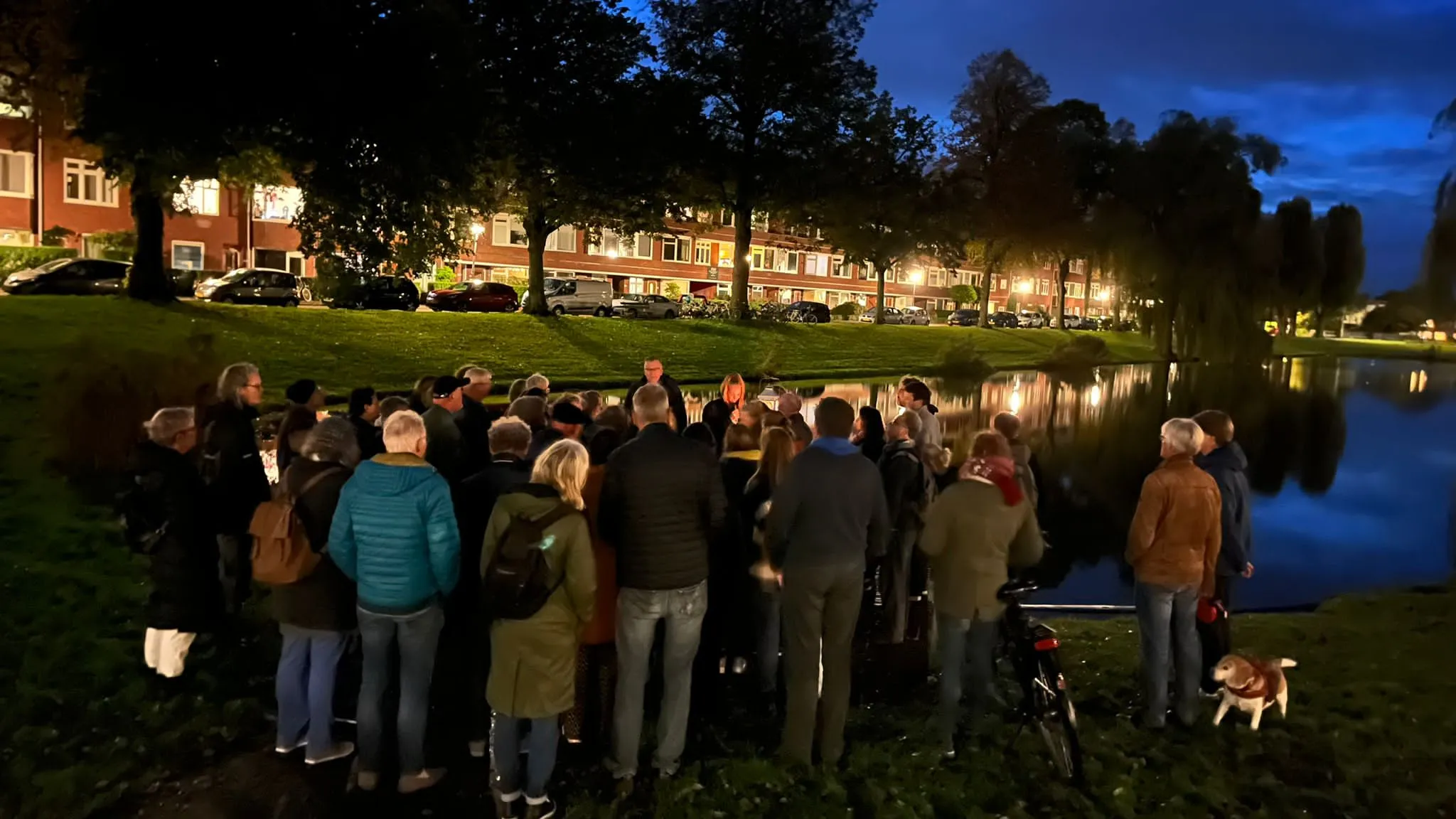 verhalenverteller anke odinga bij de gorechtkade tijdens de nacht van de nacht op 28okt23 foto rozan vergeer