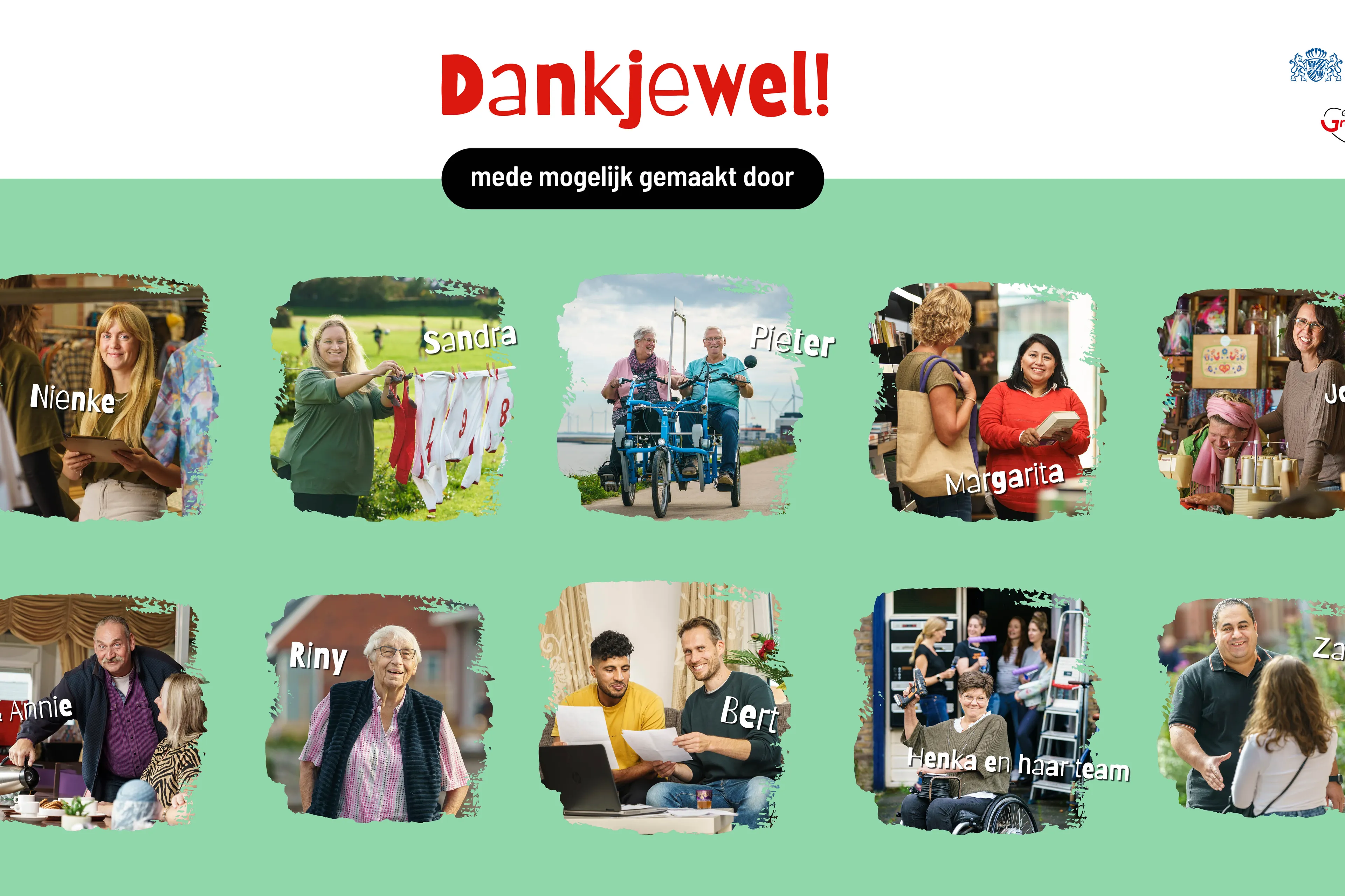 vrijwilligers bedankt