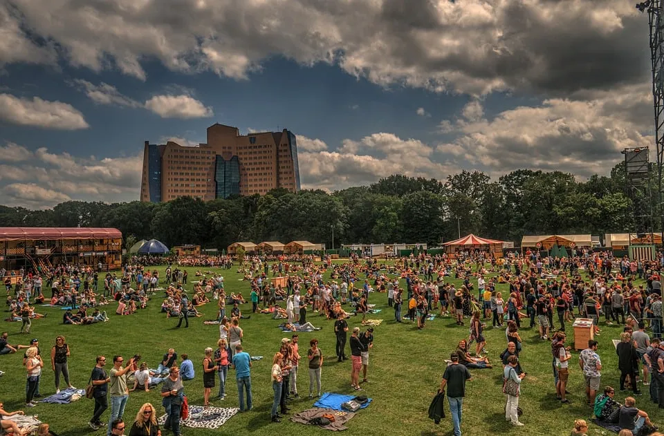 drafbaan festival at stadspartij