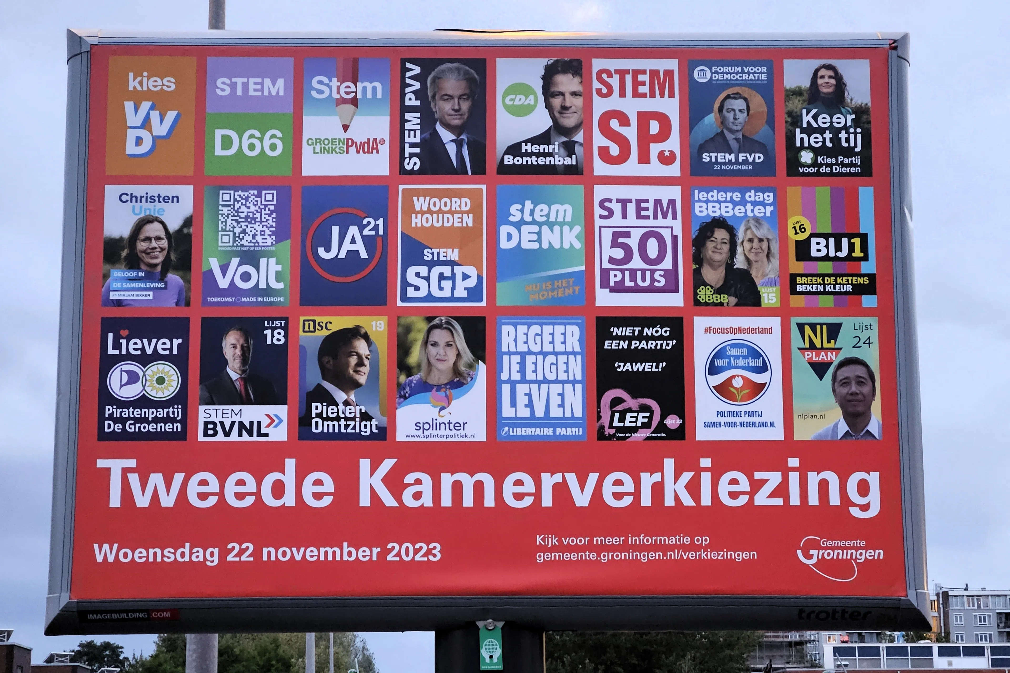 verkiezingsbord