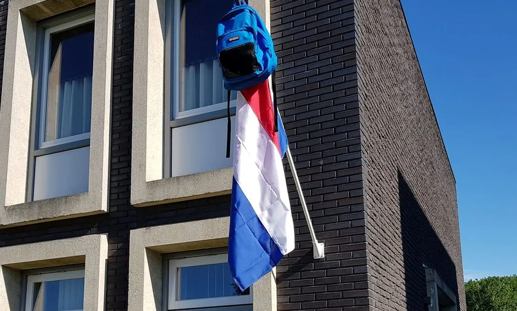 vlag geslaagd de redactie scholieren diploma