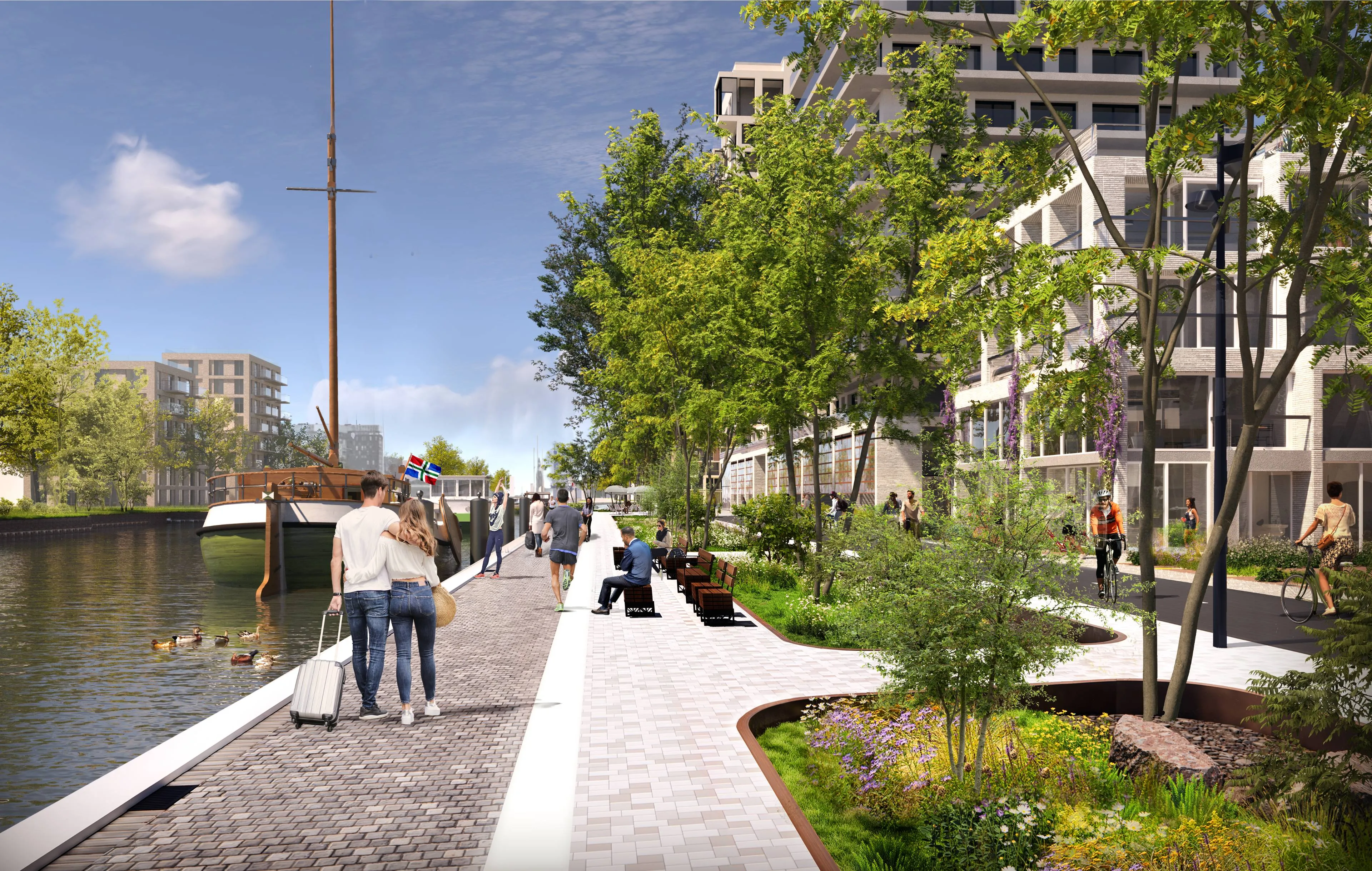 Werkzaamheden voor nieuwe kade Stadshavens gestart