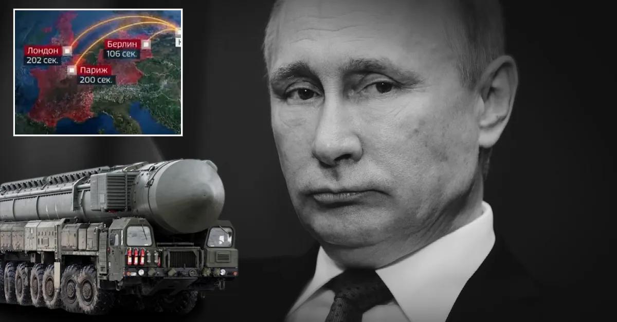 Rusland herinnert het Westen aan zijn nieuwe kernwapens met een 'recordbrekend' bereik, en 'ononderschepbare' kernkoppen die grote Europese steden weg kunnen vagen