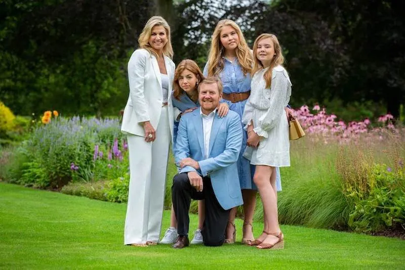 zomerfotosessie gezin koning willem alexander
