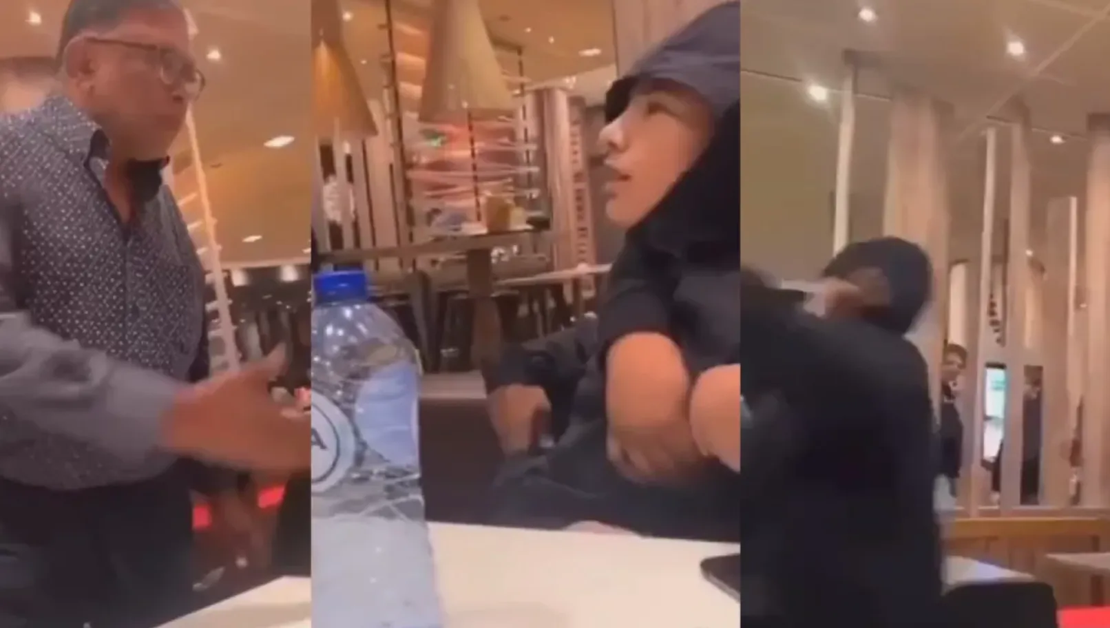 VIDEO: Oudere man wordt in elkaar geslagen door groepje jongens in McDonald's in Amsterdam