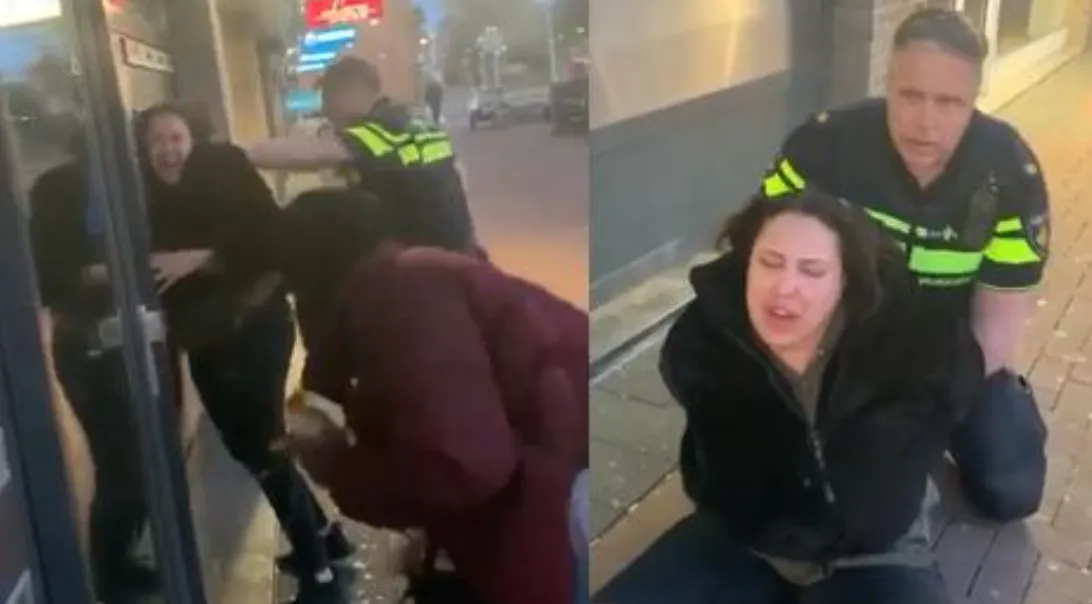 Meid wil niet  luisteren en wijkagent leert haar op de harde manier dat ze mee moet werken