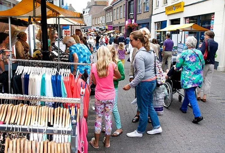 drukte in stad