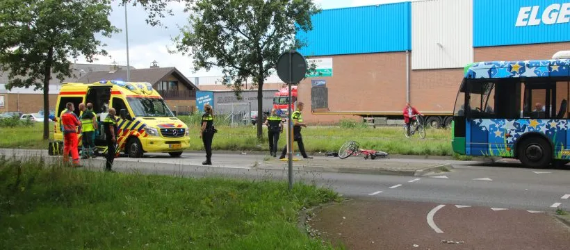 fietsster bus aanrijding newtonweg