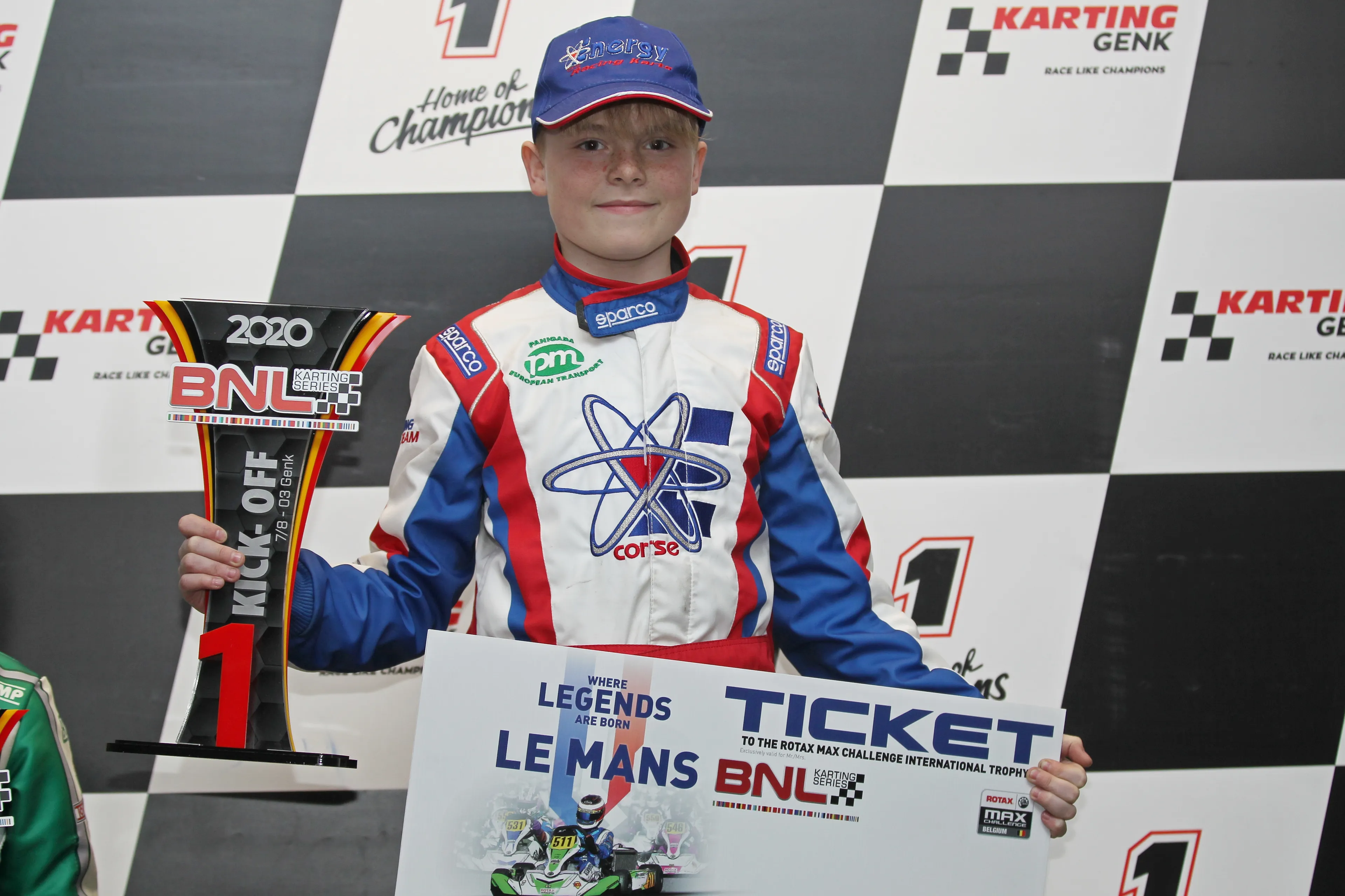 Mitchell van Dijk bewijst in nieuwe Energy-kart zijn waarde