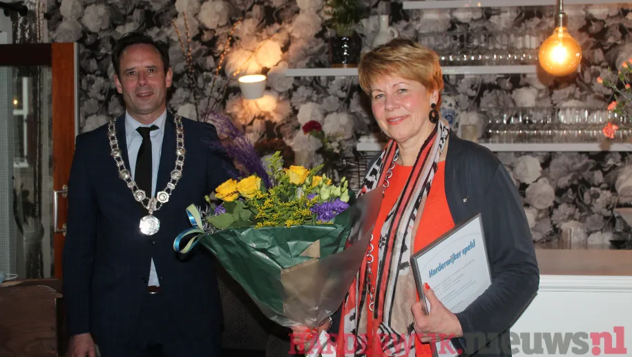 Harderwijker Speld voor Margreet Agterhuis