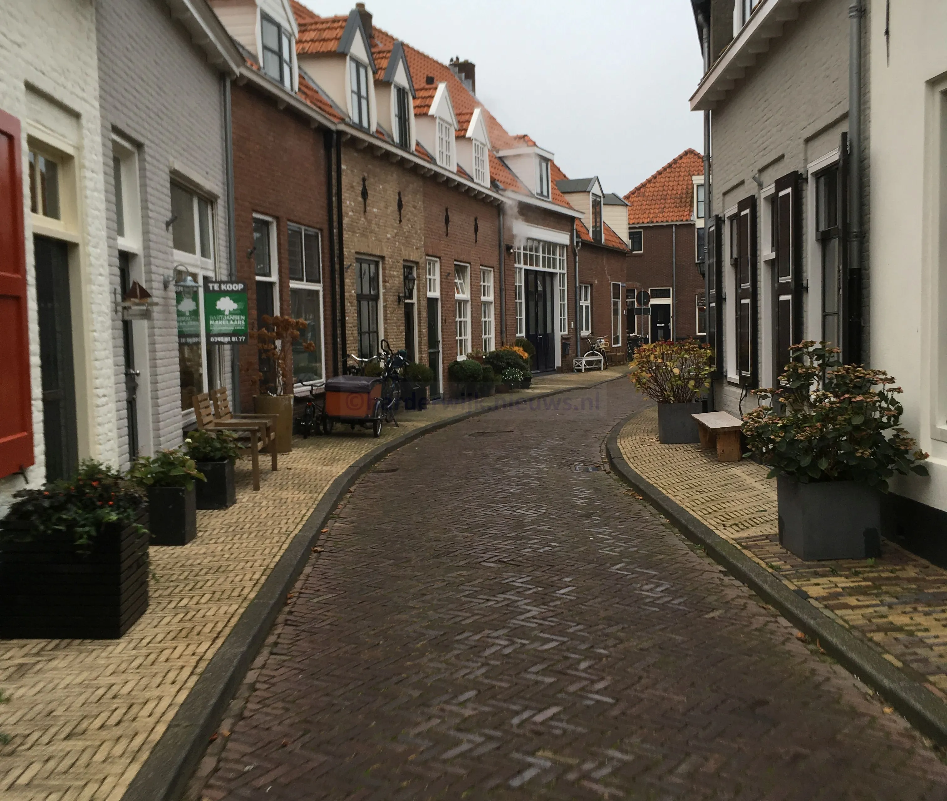 straat woning harderwijk binnenstad vischmarkt eigen foto