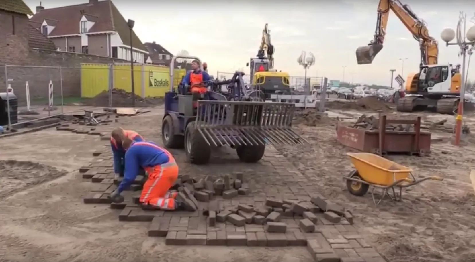 werkzaamheden boulevard damwanden hnk