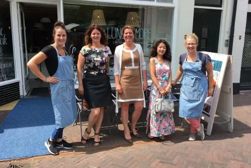 wethouder wal werkbezoek binnenstad gemeente harderwijk