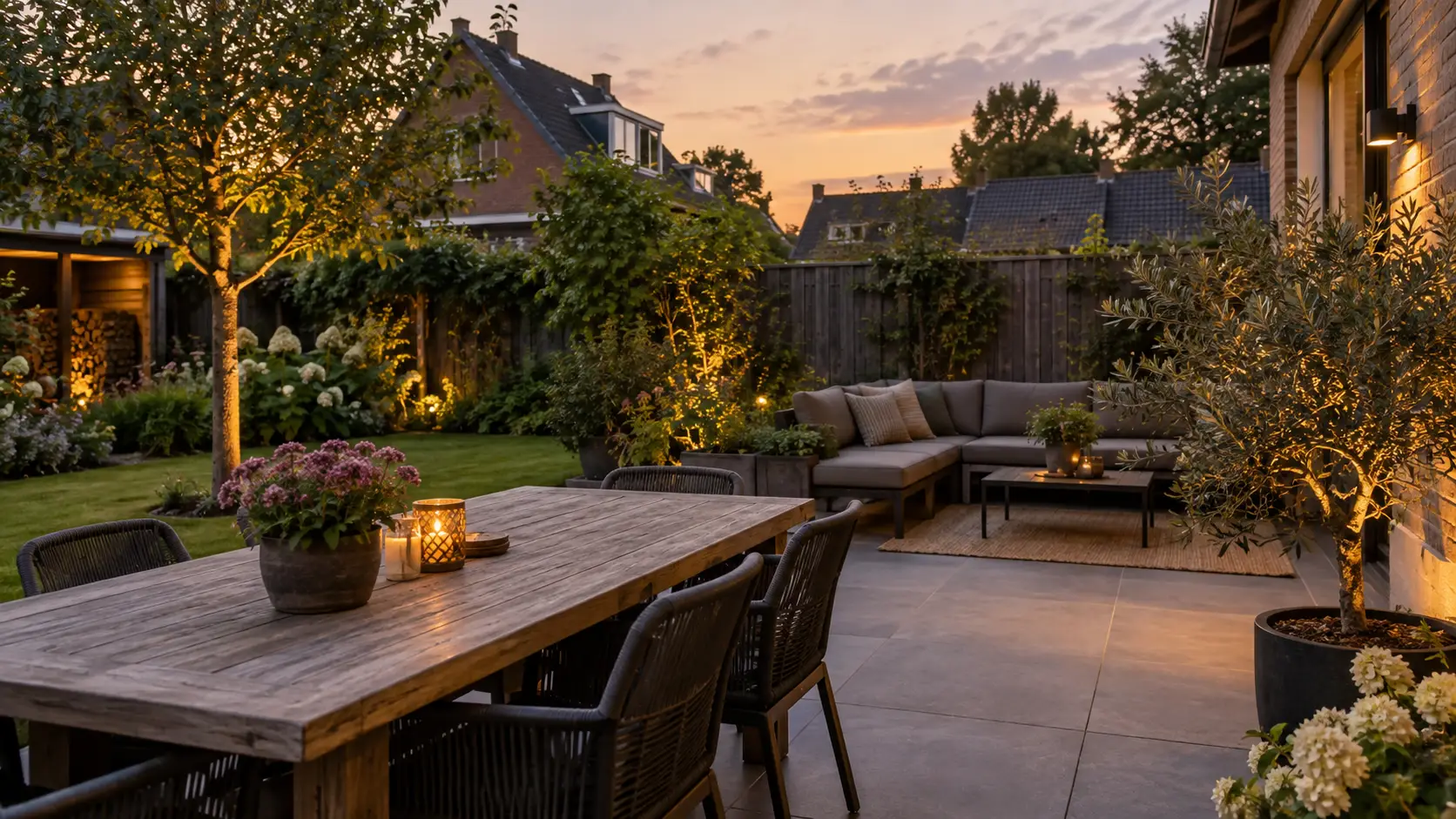 terras woonruimte