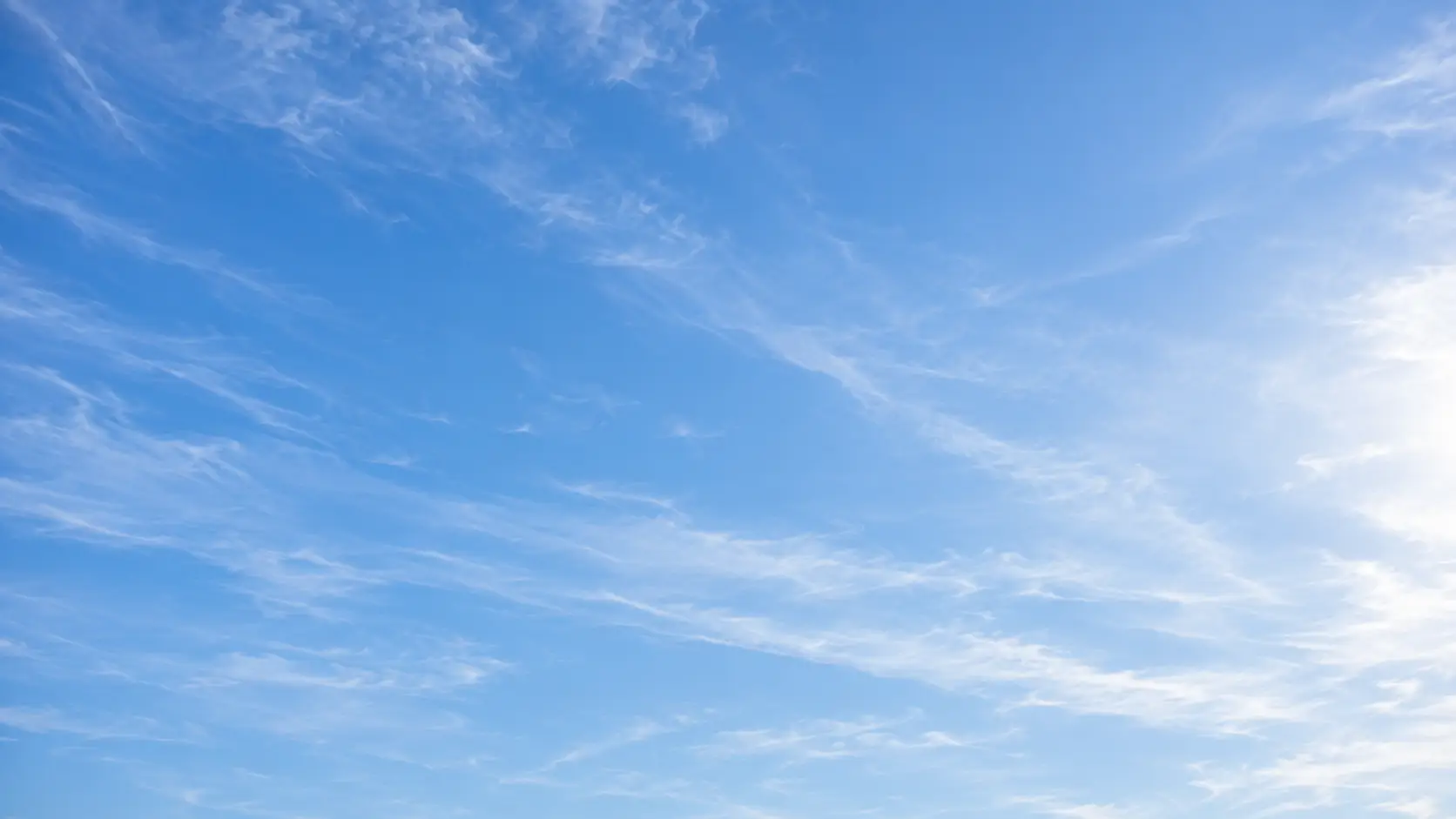 Blauwe lucht met dunne sluierwolken, AI-illustratie voor Harderwijk Nieuws