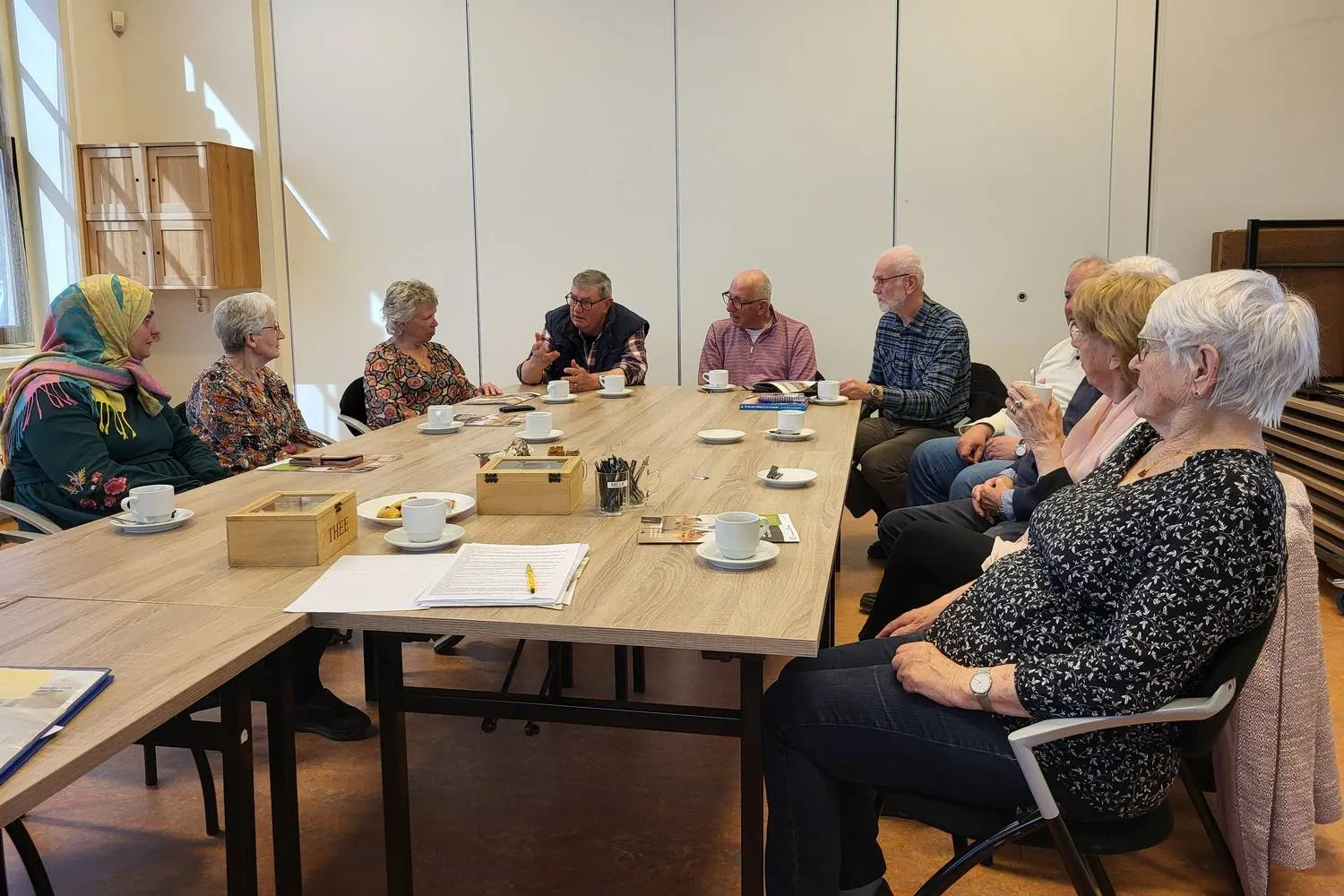 de praatgroep bij doet en ontmoet oudkarspel