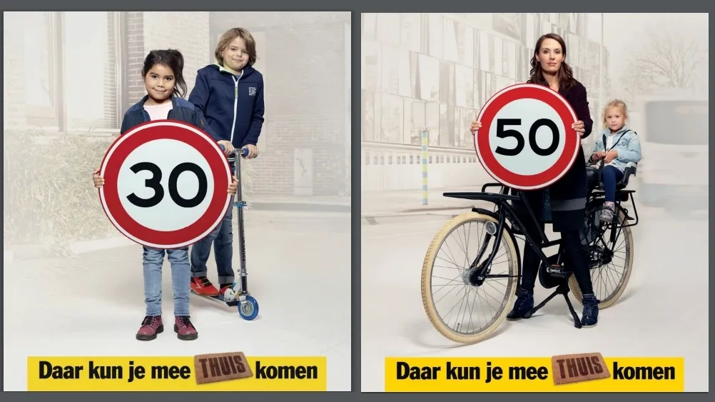 houd je aan je snelheidslimiet