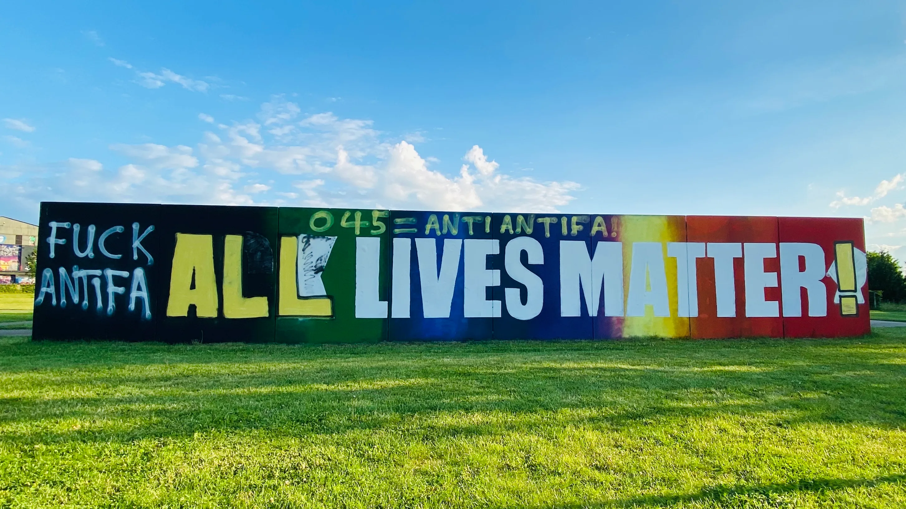 vernielde mural