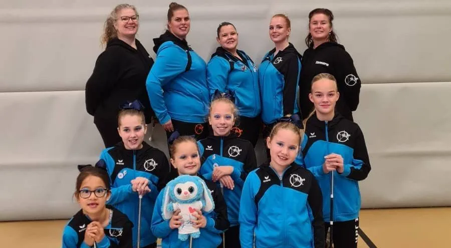 Majorette vereniging Sint Jan blinkt uit tijdens wedstrijd in Sint Oedenrode