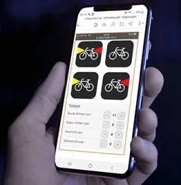Fietslichttellen app