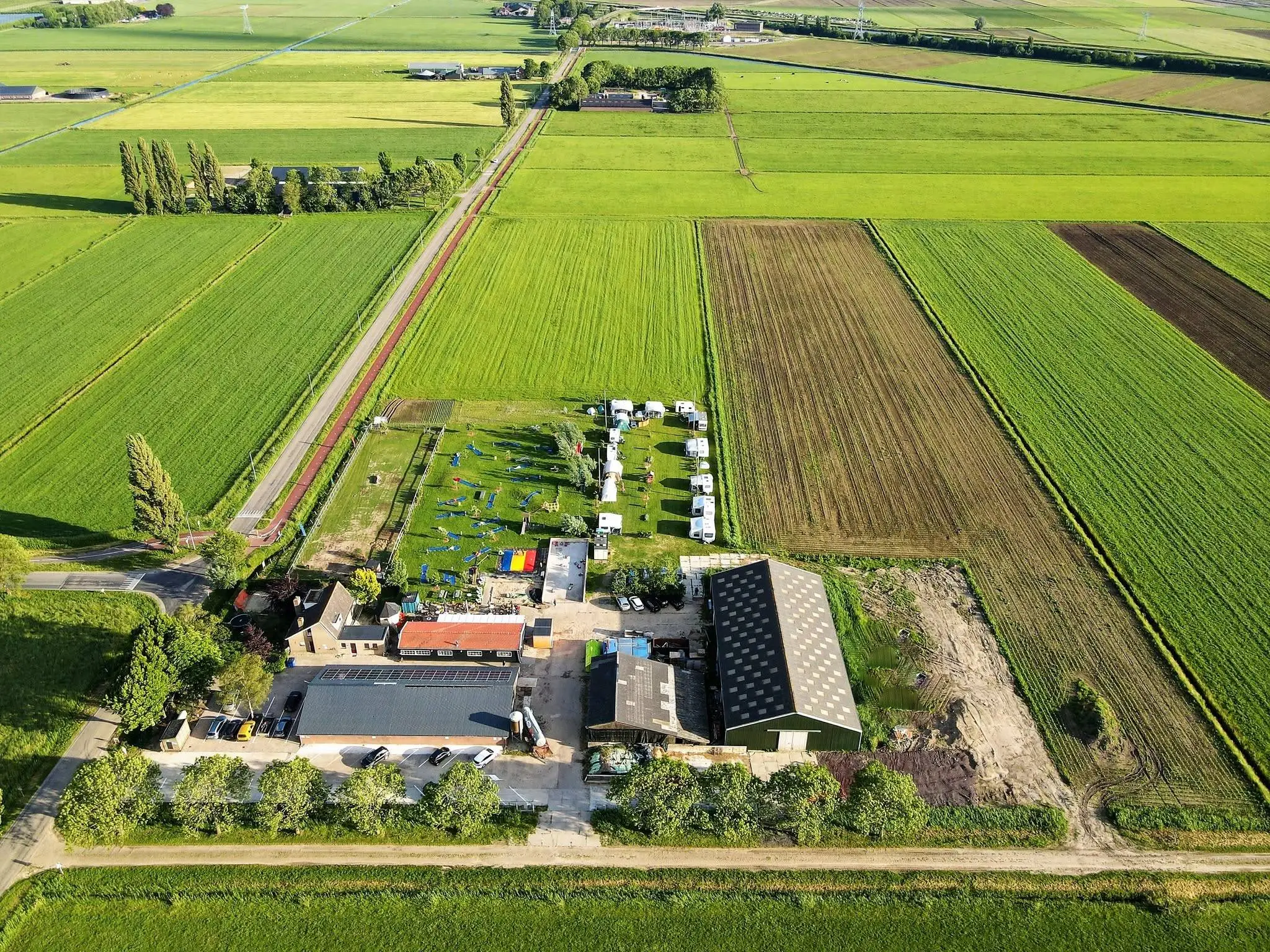 luchtfoto locatie Waleuk