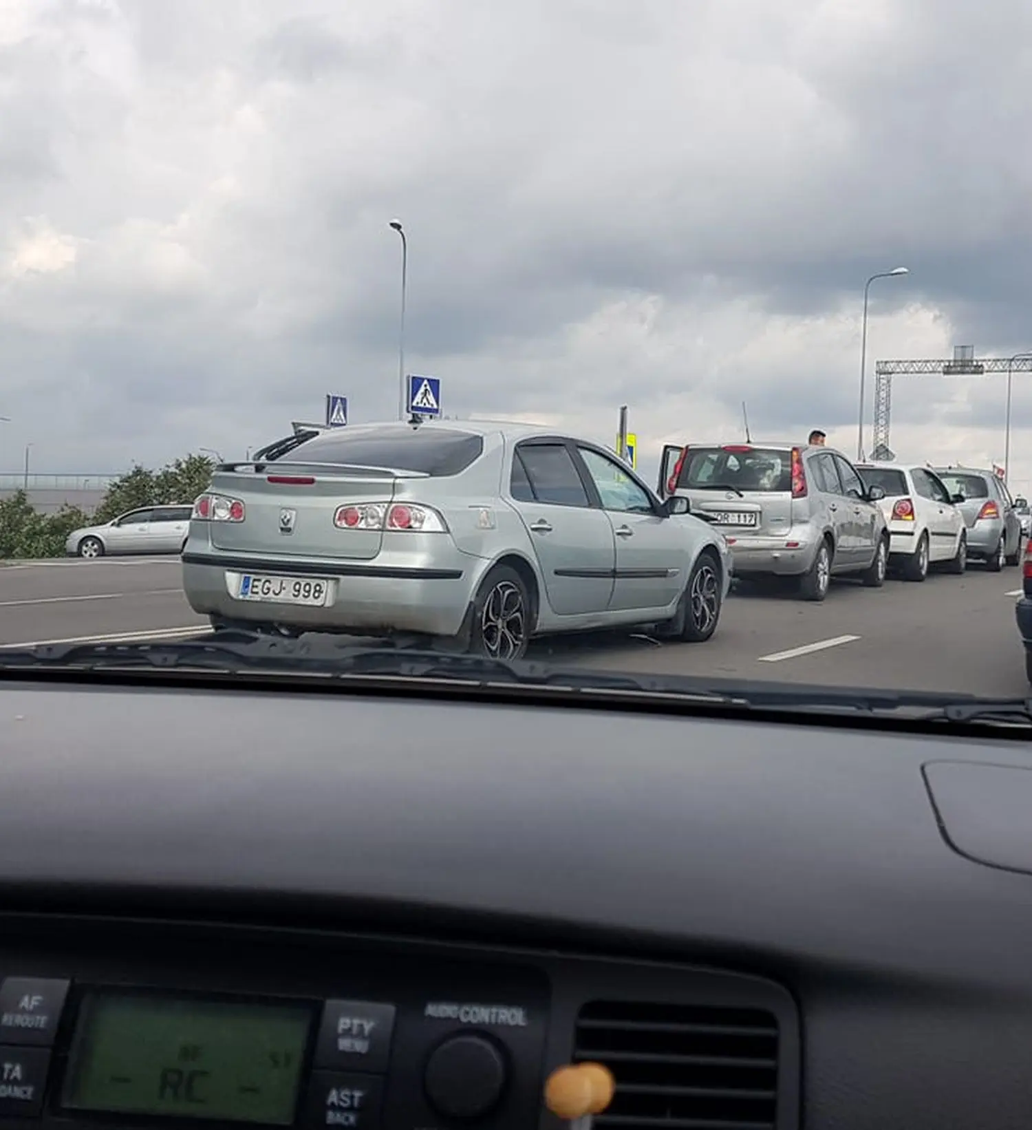avarija ant megos viaduko