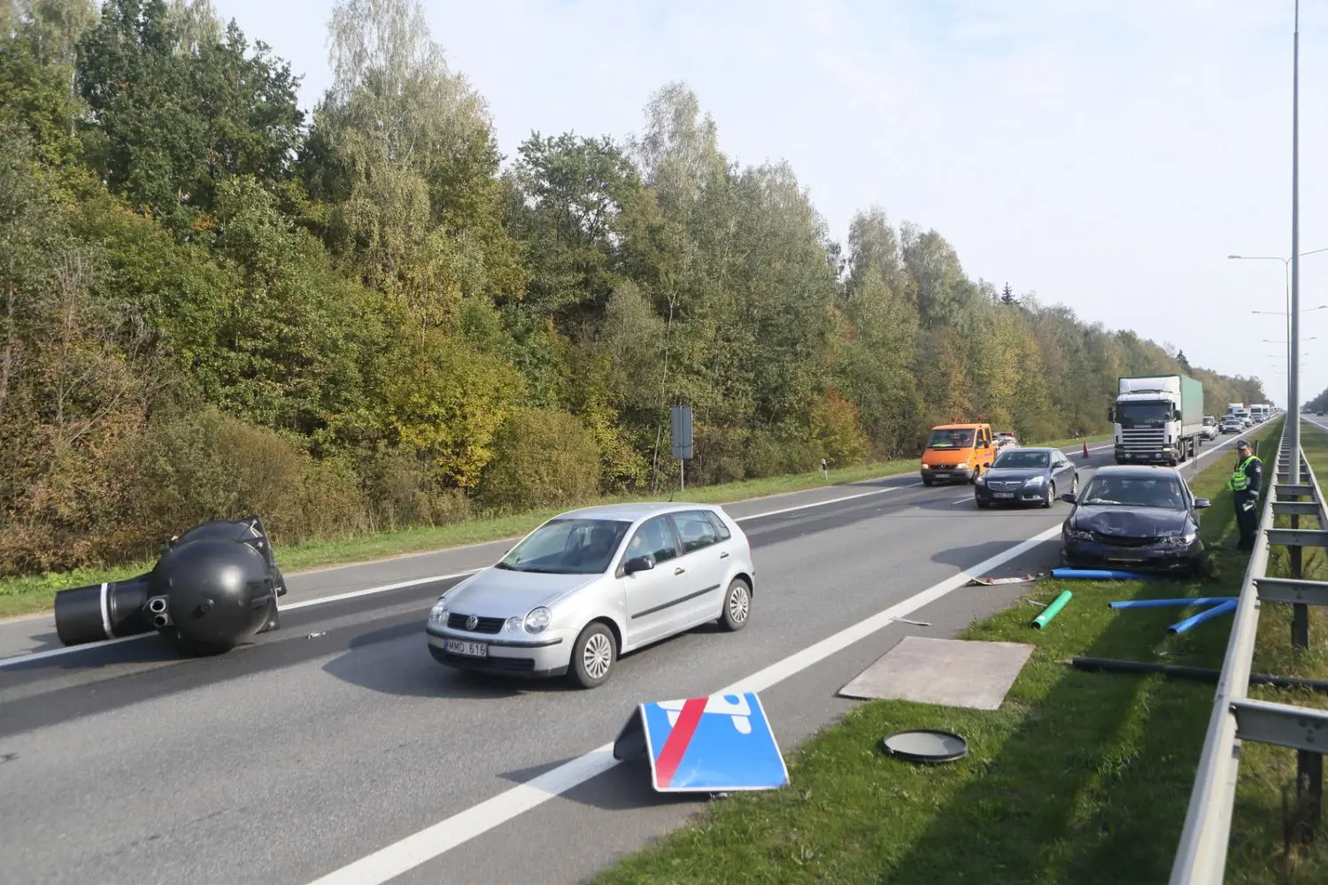 avarija greitkelyje 9