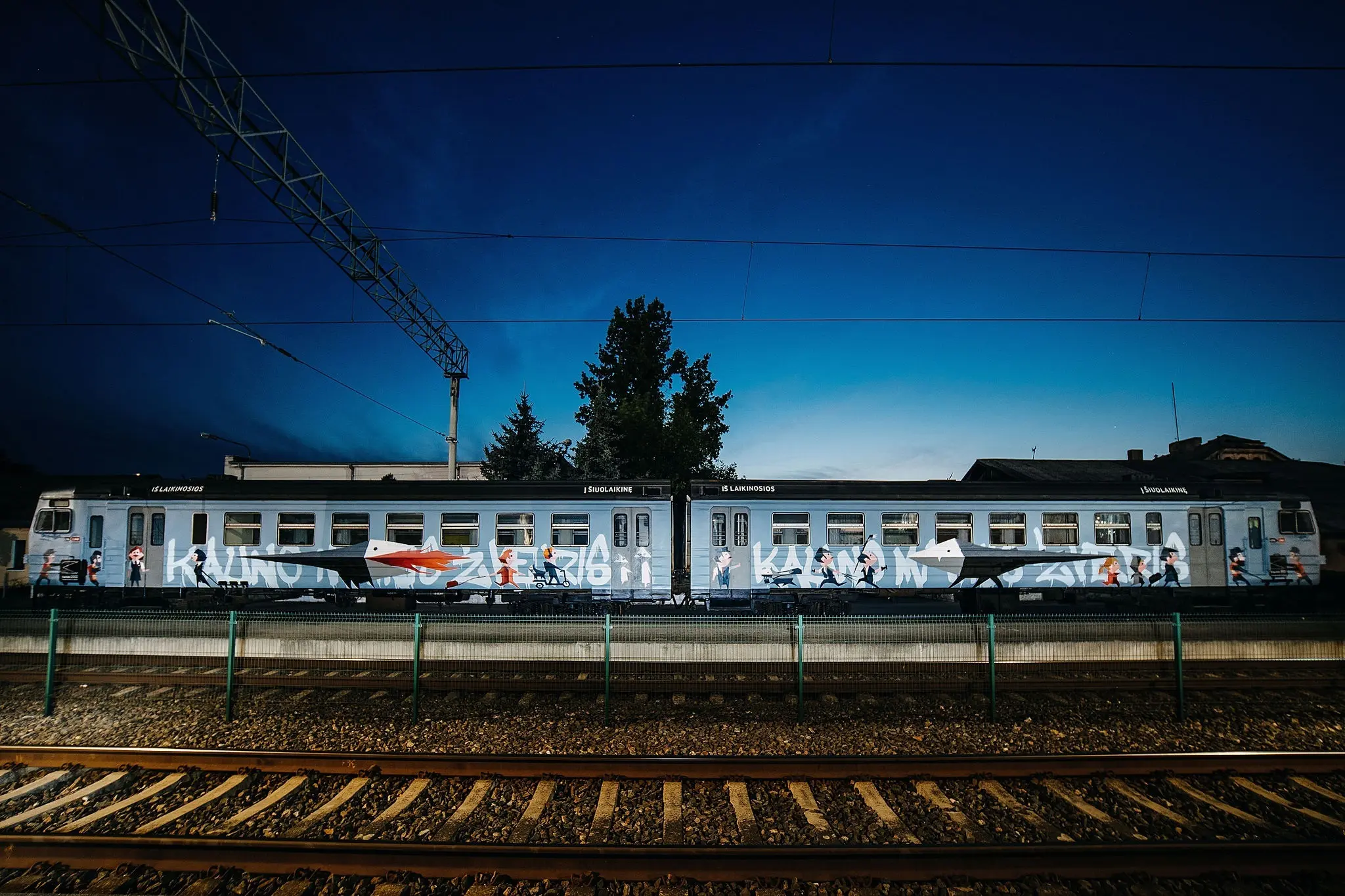 zveries traukinys m plepio nuotr