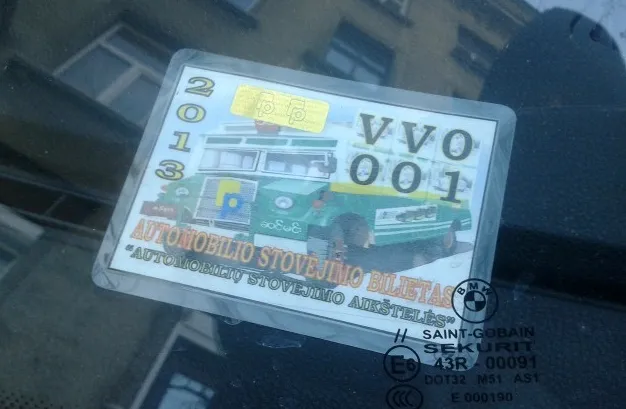 Leidimai stovėjimui Kaune