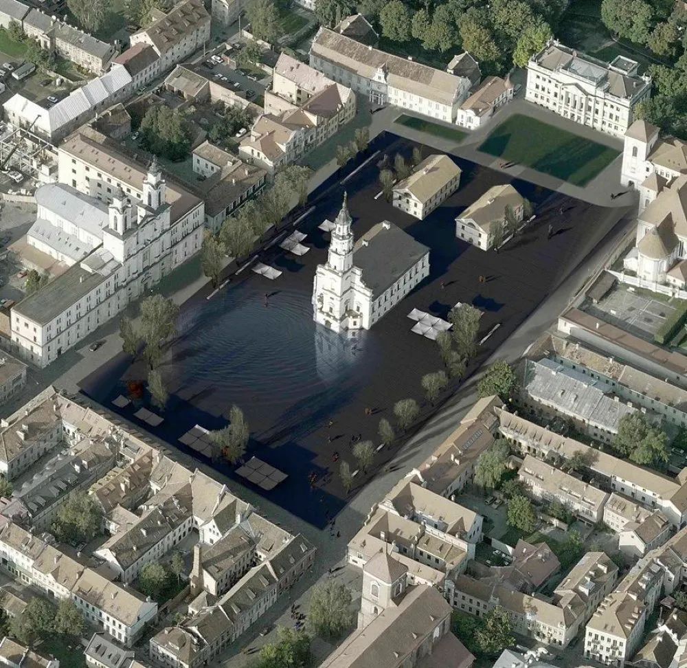 Rotušės aikštės vizijos konkursas baigėsi