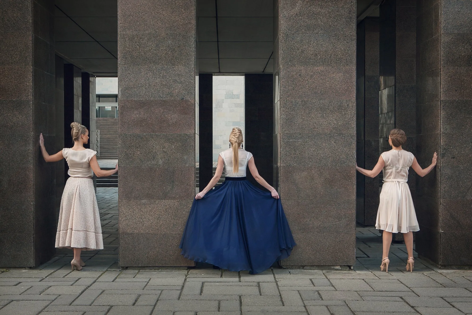 Mamos ir jų atžalos išbandė naujas drabužių bei šukuosenų tendencijas