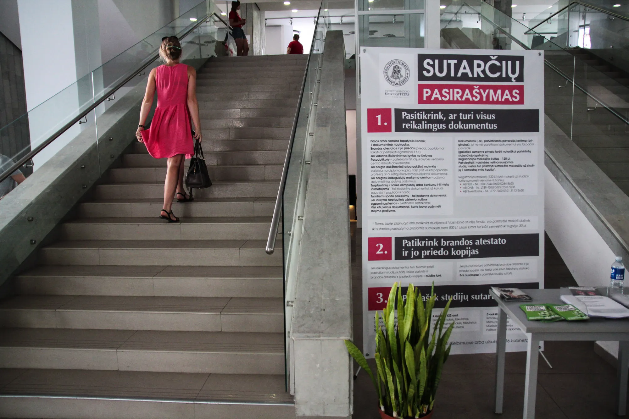 Stojimai į universitetus