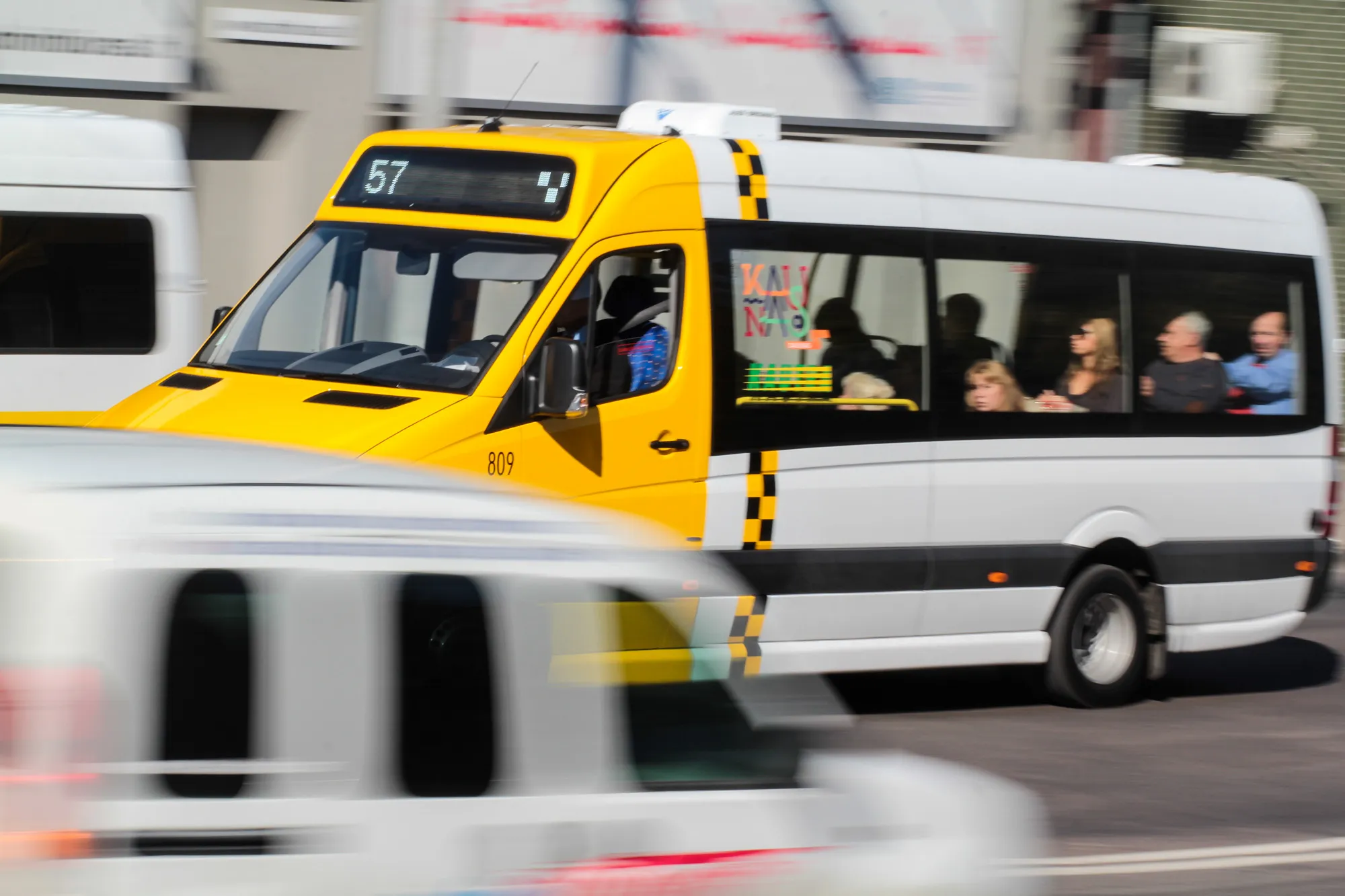 Maršrutiniai taksi mieste